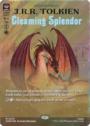 Gleaming Splendor (Borderless) (Surge Foil) (HOB - The Hobbit Foil)
