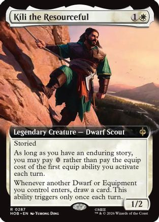 Kili the Resourceful (Extended Art) (HOB - The Hobbit Foil)