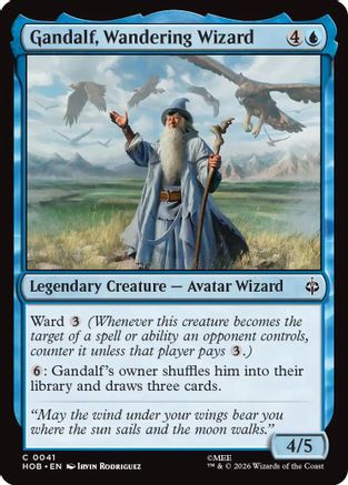 Gandalf, Wandering Wizard (HOB - The Hobbit)