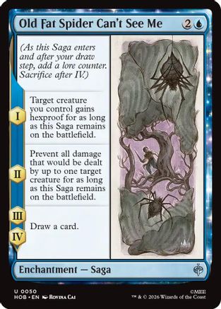 Old Fat Spider Can't See Me (HOB - The Hobbit)