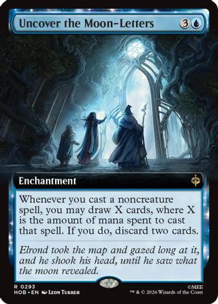 Uncover the Moon-Letters (Extended Art) (HOB - The Hobbit Foil)