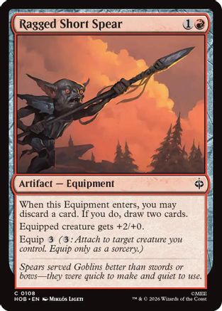 Ragged Short Spear (HOB - The Hobbit)