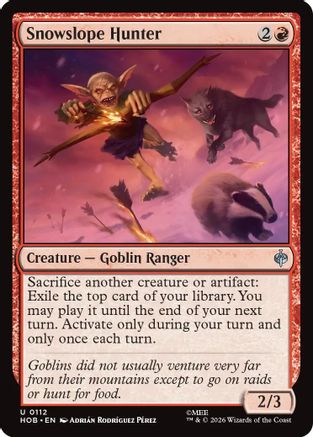 Snowslope Hunter (HOB - The Hobbit Foil)