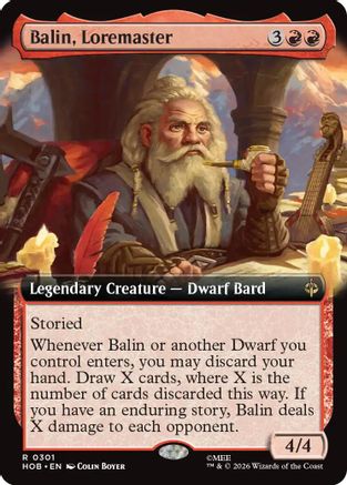 Balin, Loremaster (Extended Art) (HOB - The Hobbit)