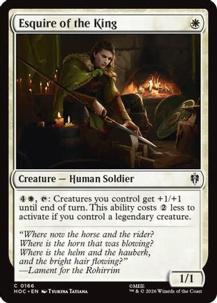 Esquire of the King (HOC - The Hobbit: Eternal-Legal)