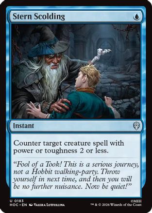 Stern Scolding (HOC - The Hobbit: Eternal-Legal)