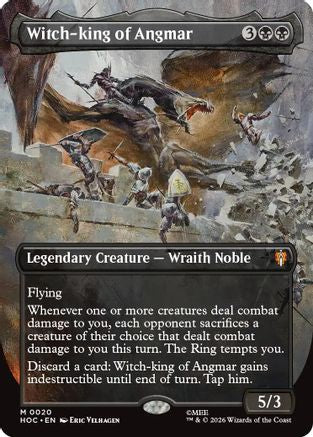 Witch-king of Angmar (Borderless) (HOC - The Hobbit: Eternal-Legal Foil)