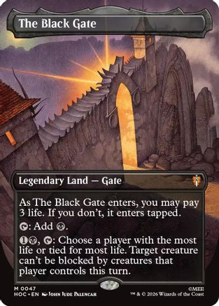 The Black Gate (Borderless) (HOC - The Hobbit: Eternal-Legal)