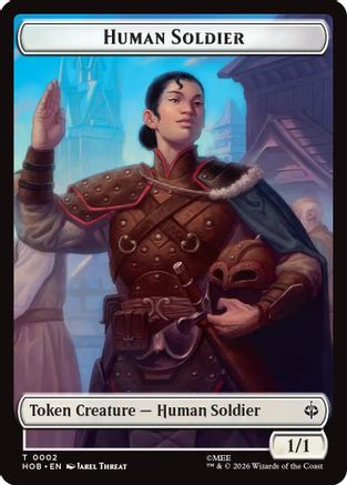 Human Soldier // Treasure (0012) Double-Sided Token (HOB-2 // 12) [The Hobbit]
