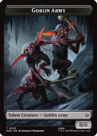 Goblin Army (0003) // Wolf Double-Sided Token (HOB-3 // 9) [The Hobbit]