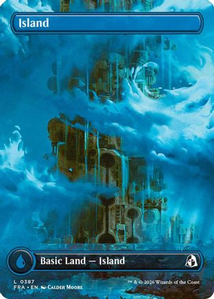 Island (Borderless) (0387) [Reality Fracture] Foil