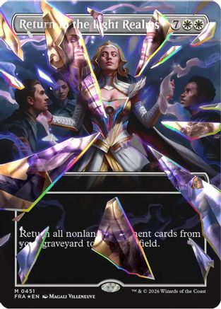 Return to the Light Realms (Borderless) (Facet Foil) (0451) [Reality Fracture] Foil