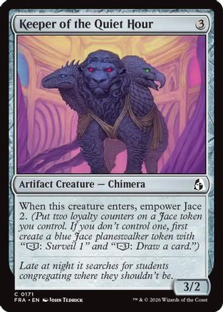 Keeper of the Quiet Hour [Reality Fracture] Foil