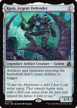 Karn, Argent Defender [Reality Fracture]