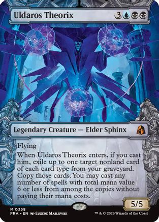 Uldaros Theorix (Showcase) (0358) [Reality Fracture] Foil