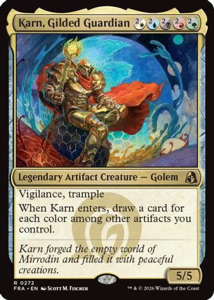 Karn, Gilded Guardian [Reality Fracture]