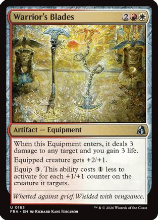 Warrior's Blades [Reality Fracture] Foil