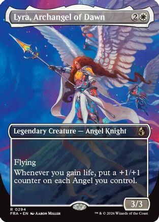 Lyra, Archangel of Dawn (Borderless) [Reality Fracture]