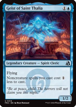 Geist of Saint Thalia [Reality Fracture] Foil