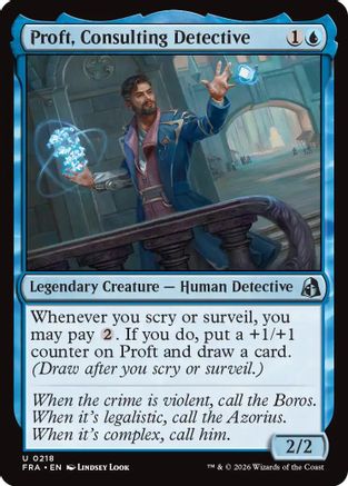 Proft, Consulting Detective [Reality Fracture]
