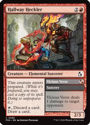 Hallway Heckler [Reality Fracture] Foil