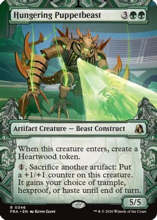 Hungering Puppetbeast (Showcase) [Reality Fracture] Foil