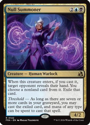 Null Summoner [Reality Fracture] Foil