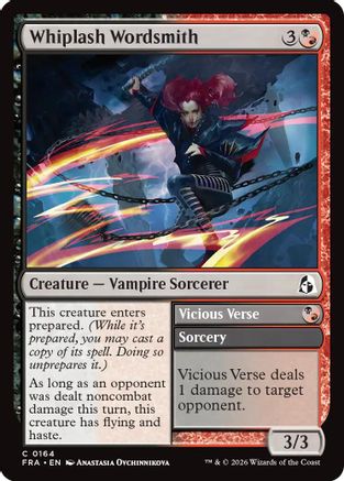 Whiplash Wordsmith [Reality Fracture] Foil