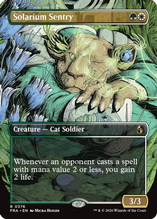 Solarium Sentry (Borderless) [Reality Fracture] Foil