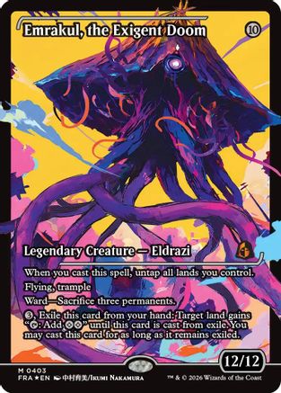 Emrakul, the Exigent Doom (Showcase) [Reality Fracture]