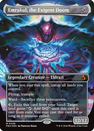 Emrakul, the Exigent Doom (Borderless) [Reality Fracture] Foil
