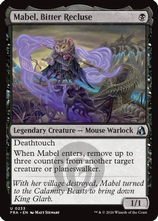 Mabel, Bitter Recluse [Reality Fracture] Foil