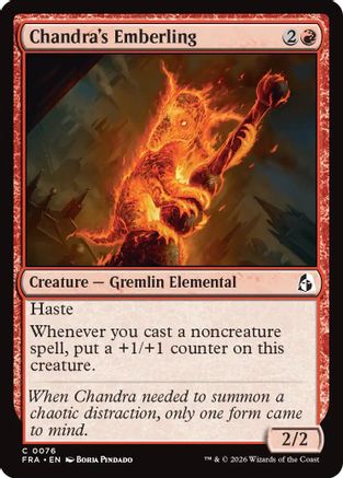 Chandra's Emberling [Reality Fracture] Foil