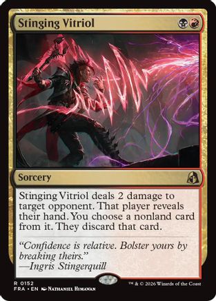 Stinging Vitriol [Reality Fracture] Foil