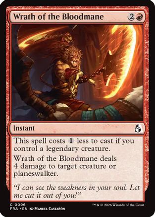 Wrath of the Bloodmane [Reality Fracture] Foil