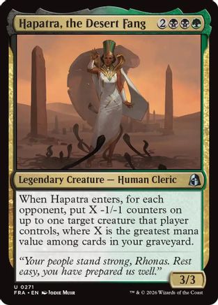 Hapatra, the Desert Fang [Reality Fracture]