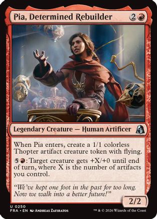 Pia, Determined Rebuilder [Reality Fracture] Foil