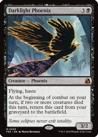 Darklight Phoenix [Reality Fracture] Foil