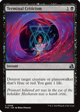 Terminal Criticism [Reality Fracture] Foil