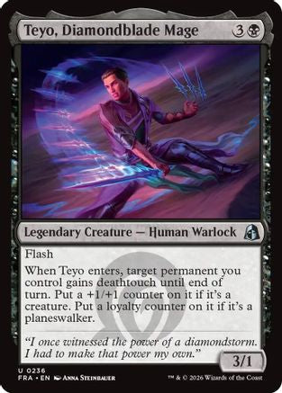 Teyo, Diamondblade Mage [Reality Fracture] Foil