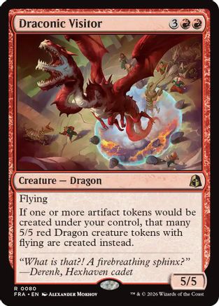 Draconic Visitor [Reality Fracture] Foil
