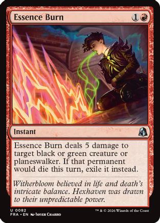 Essence Burn [Reality Fracture] Foil