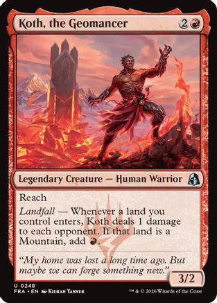Koth, the Geomancer [Reality Fracture]