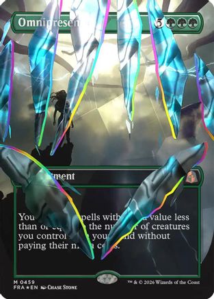 Omnipresence (Borderless) (Facet Foil) (0459) [Reality Fracture] Foil