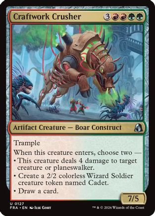 Craftwork Crusher [Reality Fracture] Foil