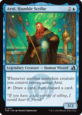 Arni, Humble Scribe [Reality Fracture] Foil