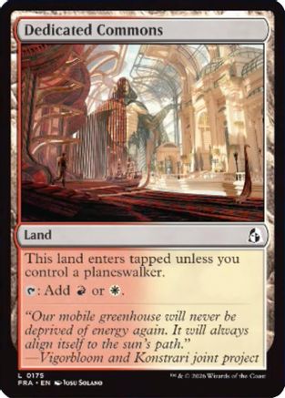 Dedicated Commons [Reality Fracture] Foil