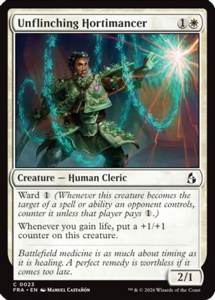 Unflinching Hortimancer [Reality Fracture] Foil