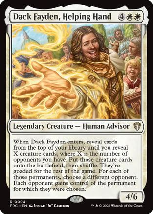 Dack Fayden, Helping Hand [Commander: Reality Fracture]
