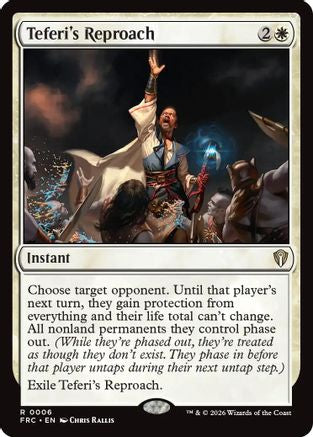 Teferi's Reproach [Commander: Reality Fracture]